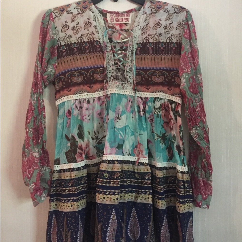 Gypsy/bohemian long sleeve shirt